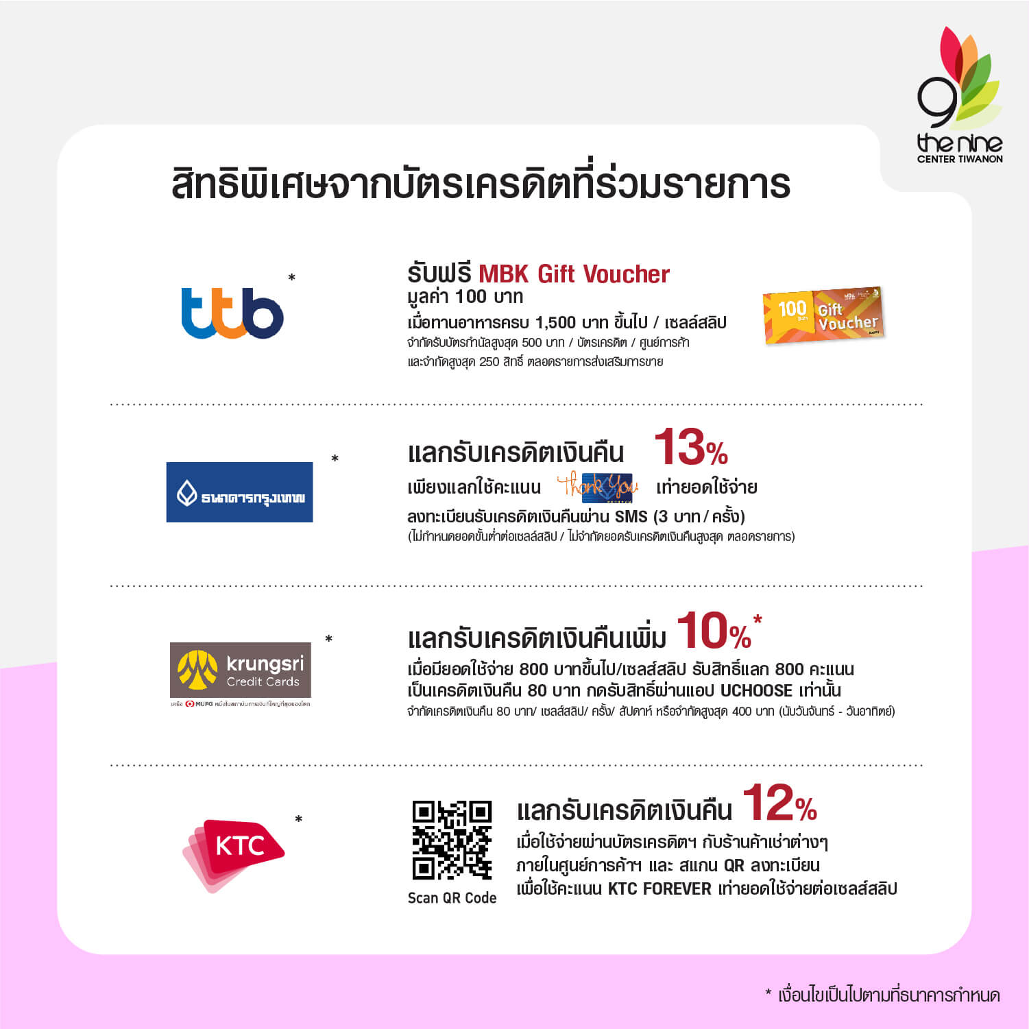 โปรเด็ด จานอร่อย เพียงกดรับสิทธิ์ผ่าน MBK PLUS